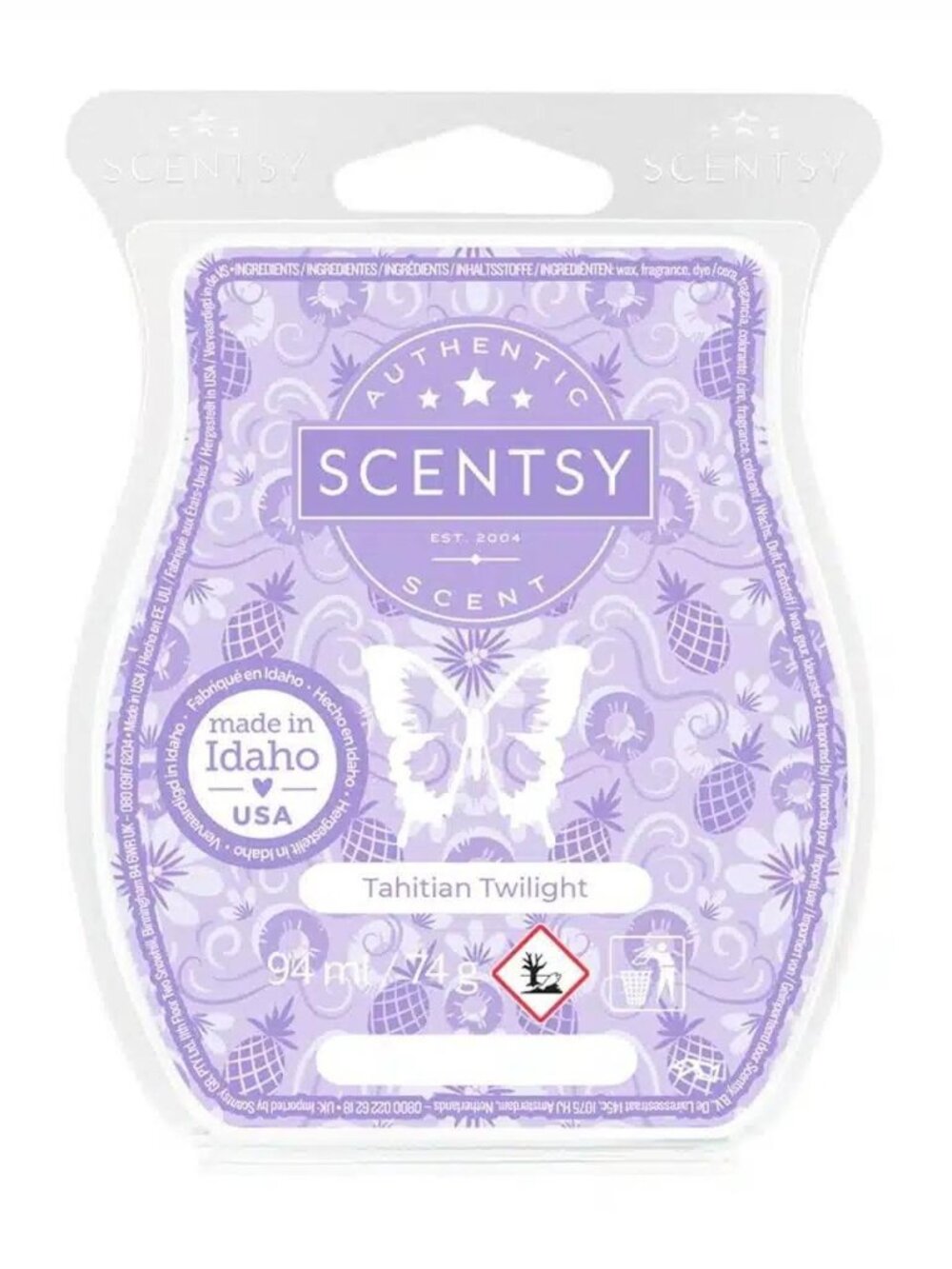 Scentsy TAHITIAN TWILIGHT Scented Wax Bar New